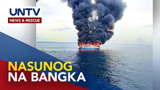 7 nasawi sa pagkasunog ng pampasaherong bangka sa Quezon