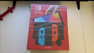 Nintendo Switch OLED Unboxing - 2024