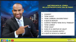 10 preguntas mas comunes en la entrevista de la visa americana y cómo responderlas!! Toca Viajar