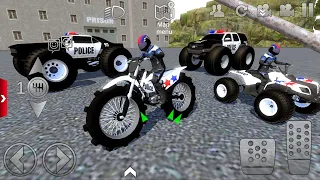 Offroad Outlaws US Bike, Police car, Quad Bike Cars driving - Best Phone Game Android Gameplay