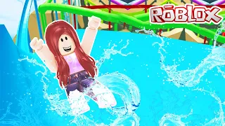 Roblox - UM DIA NO PARQUE AQUÁTICO (Water Park)