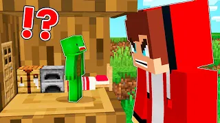 JJ and Tiny Mikey - Maizen Parody Video in Minecraft