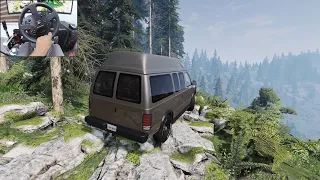 Overlanding with a 2WD Van in BeamNG.Drive - Thrustmaster TX