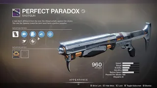How to Get the New Perfect Paradox Shotgun 2.0 [Destiny 2 Season of Dawn]