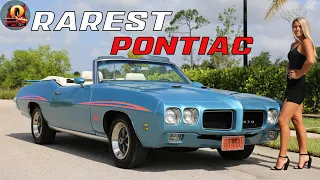 10 Rarest PONTIAC Muscle Cars Ever Made| What They Cost Then vs Now