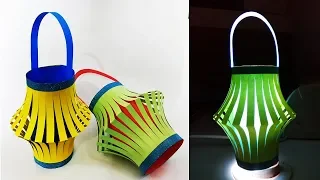 How to Make Paper Lantern for Diwali and Christmas Decoration | Diwali Decoration Ideas