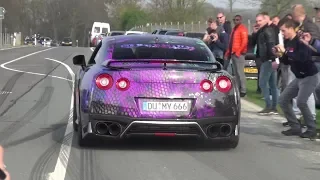 SUPERCARS ACCELERATING, BURNOUTS! 2x Liberty Walk GTR, 812, Aventador S, AMG'S, G-Power M3 ETC!