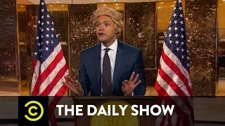 President-Elect Trump Takes On the Crooked Media: The Daily Show