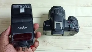 How to Connect GODOX TT350C TTL Wireless Speedlite Flash On Canon EOS R50 Mirrorless Camera