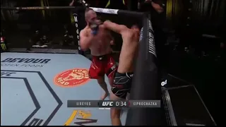 DOMINICK REYES GETTING KNOCKED OUT BY JIRI PROCHAZKA !!