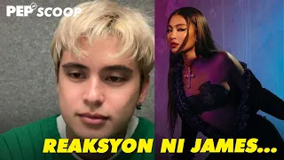 James Reid REACTION to NADINE LUSTRE question | PEP Scoop