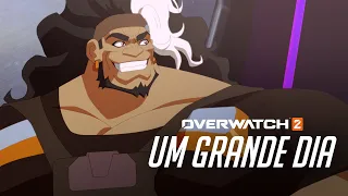 Overwatch 2 Curta Animado | "Um grande dia" com Mauga