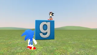 sonic vs shadow en Gmod snpc batalla (battle)