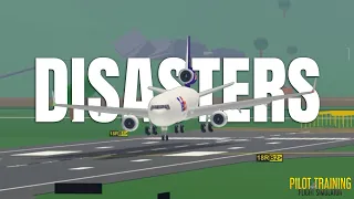 Recreating AVIATION DISASTERS in Roblox PTFS...