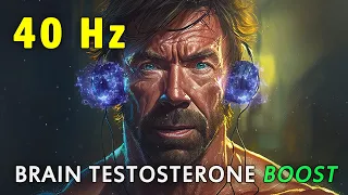 BOOST Brain Testosterone with 40 Hz Binaural Beats (Tuned to 528 Hz)