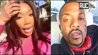 "You Look Dirty" Brandy Tells Ray J To Take Down Video Showing Tattoos With White Stuff Around His M
