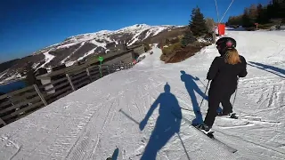 SUPER BESSE la plus longue piste verte 03/23