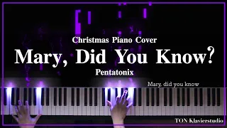 🎹Pentatonix - Mary, Did You Know? + Sheet Music (Christmas Piano Cover with Lyrics)🎹