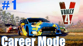 V-Rally 4 (Career Mode) Прохождение На НИЩЕБРОДСКОМ Руле #1