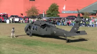 UH-60M Black Hawk Helicopter Landing At Wayland Expo 10/01/2011