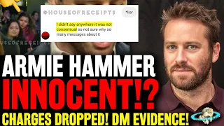SHOCKER! Armie Hammer Criminal Charges DROPPED - Texts & DMS Prove He's INNOCENT?!