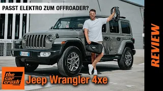 Jeep Wrangler 4xe (2021) Plug-in-Hybrid: Passt ELEKTRO zum Offroader? 😡 Fahrbericht | Review | Test