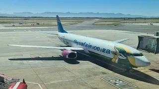 FlySafair 737-400 Cape Town (CPT) To Johannesburg (JNB) '"Full Flight"