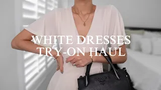 ZARA H&M AMAZON WHITE DRESSES SUMMER HAUL 2022 *NEW IN* |The Allure Edition