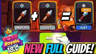 HOW TO! FULL EQUIPMENT UPGRADE GUIDE!! UPDATE 18.0 | In Rush Royale!