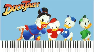 Ducktales Theme - Piano Tutorial (+ Sheets)