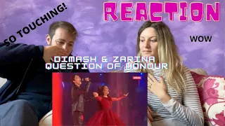 ITALIAN REACTS to DIMASH KUDAIBERGEN ft ZARINA - Question of Honour / Ludo&Cri