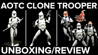 Hot Toys Clone Trooper (Shiny) | AOTC 20th Anniversary 1:6 Unboxing & Review