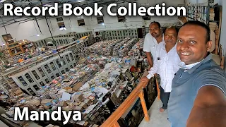 Anke Gowda Jnana Prathistana Limca book of records for largest personal collection of 10 lakh books