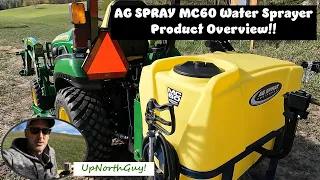 Ag Spray MC60 Sprayer Tank:  My Bridge to those Troubling Water Spots!