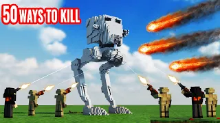 50 Ways To Kill  AT-ST (Star Wars) 😱 Teardown