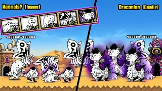 Battle cats - Mammals? (Insane) VS Draconian (Deadly)