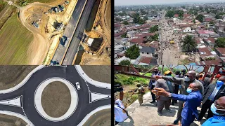 30/04 TSHANGU EN TRANSFORMATION SEP CONGO  SORTIE LIMETE 15eme RUE SUIVEZ L'ÉVOLUTION DU TRAVAUX