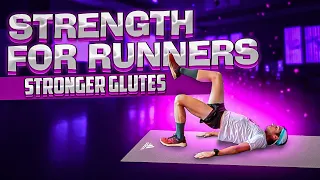 Strength For Runners - Glute Workout - 16min HIIT Workout For Stronger Glutes/ Workout 6