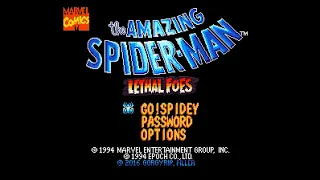 SNES Longplay [670] The Amazing Spider-Man: Lethal Foes (JP) (Fan Translation)