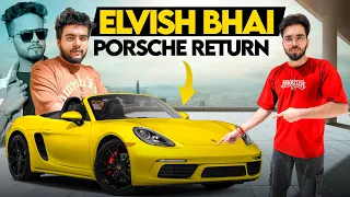 @ElvishYadavVlogs Bhai Ki Porsche Vapas Ghar le Aaye😍🔥