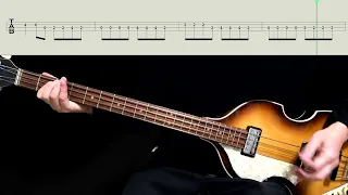 Bass TAB : I'm Happy Just To Dance With You - The Beatles