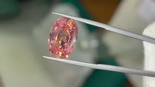 Gem Quality Oval 11 Ct "UNHEATED" Padparadscha Sapphire