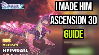 Heimdall (Ascension 30) Updated Guide [Summon Dragons 2] PvP & PvE Testing