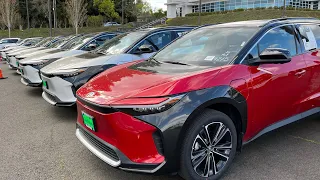 Toyotas new Electric Car price will shock you 17,500 OFF or 159 a month lease for bZ4X