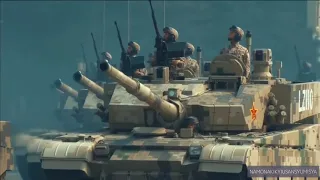 中国大阅兵 坦克方队 钢铁洪流进行曲  Chinese military March 2019，Tank