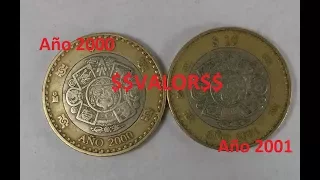 Precio 10 pesos año 2000 y 2001