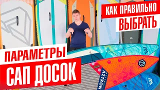 Как выбрать САП доску | Выбираем SUP board с учетом назначения, опыта и веса райдера |Часть 2