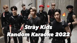 Stray Kids Random Karaoke Challenge 2022 | with lyrics