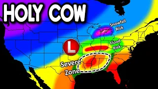 A Dangerous Severe Weather Outbreak Is Coming - Strong Tornadoes, Serious Flooding, Heavy Snow...