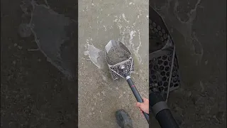 Cool Silver found at Beach  #metaldetecting #shorts